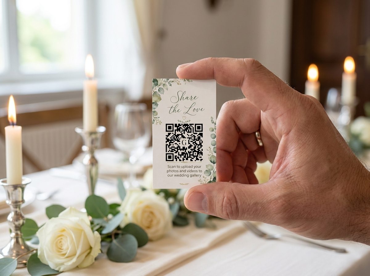 QR Table Place Cards - 2" x 3.5"