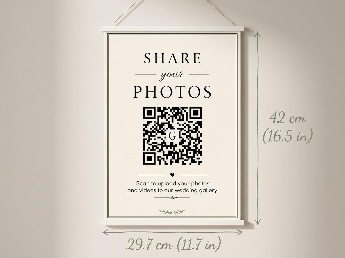 Ready-to-Hang QR Poster - 11.7" x 16.5"