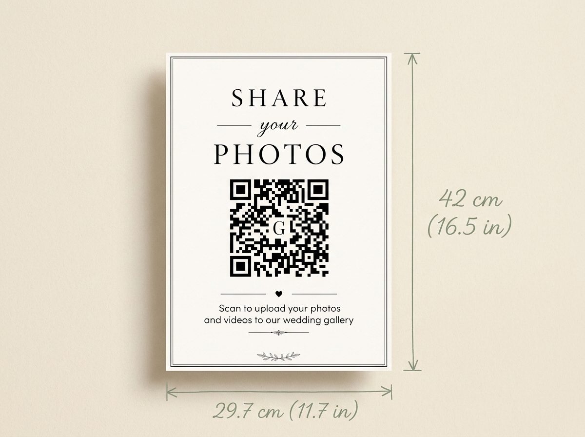 Classic QR Poster - 11.7" x 16.5"