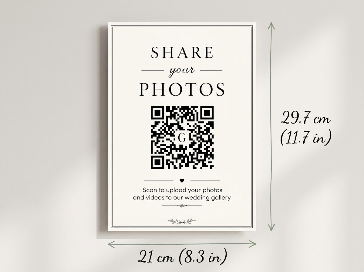 Classic QR Poster - 8" x 12"
