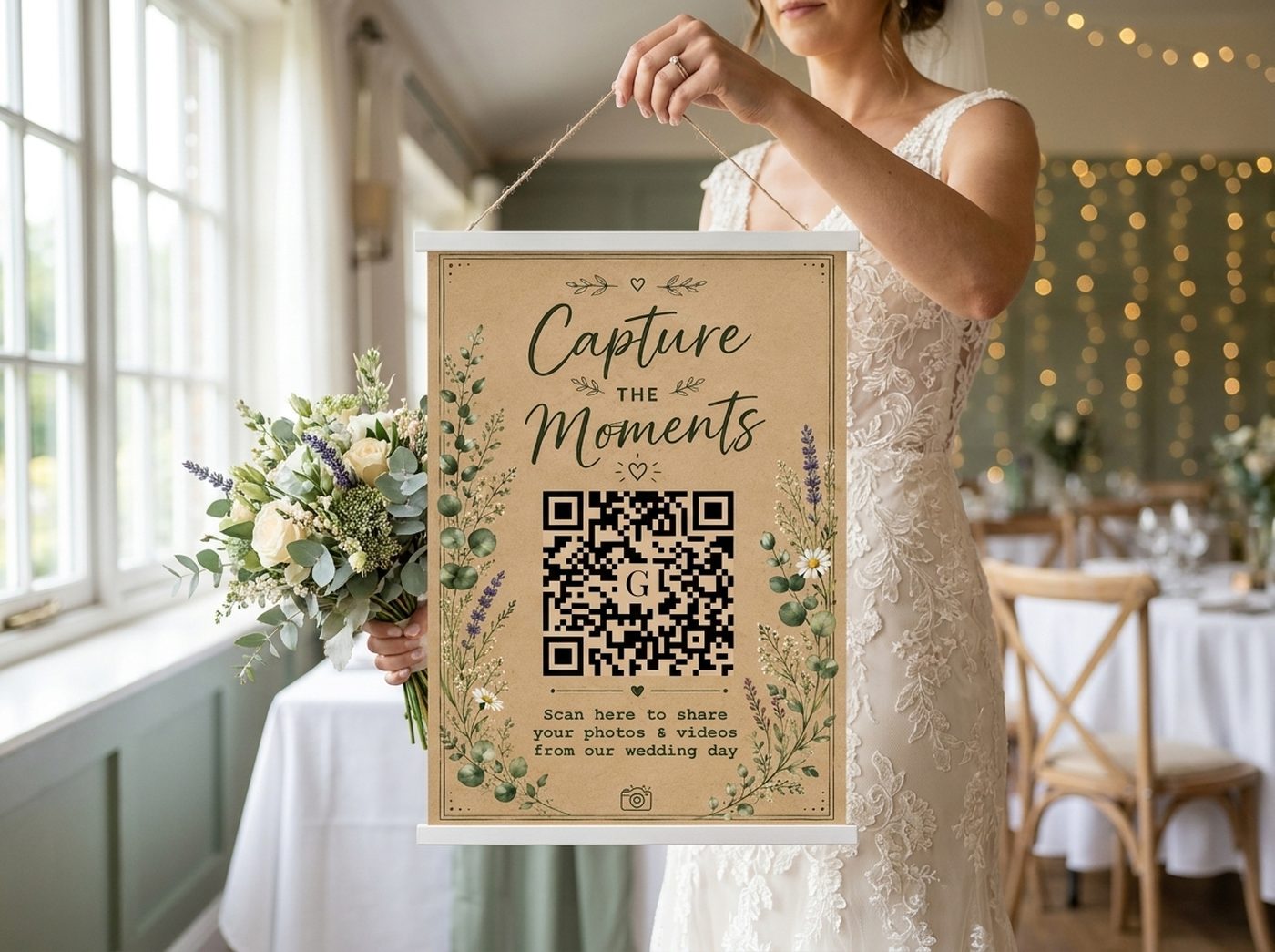 Ready-to-Hang QR Poster - 11.7" x 16.5"